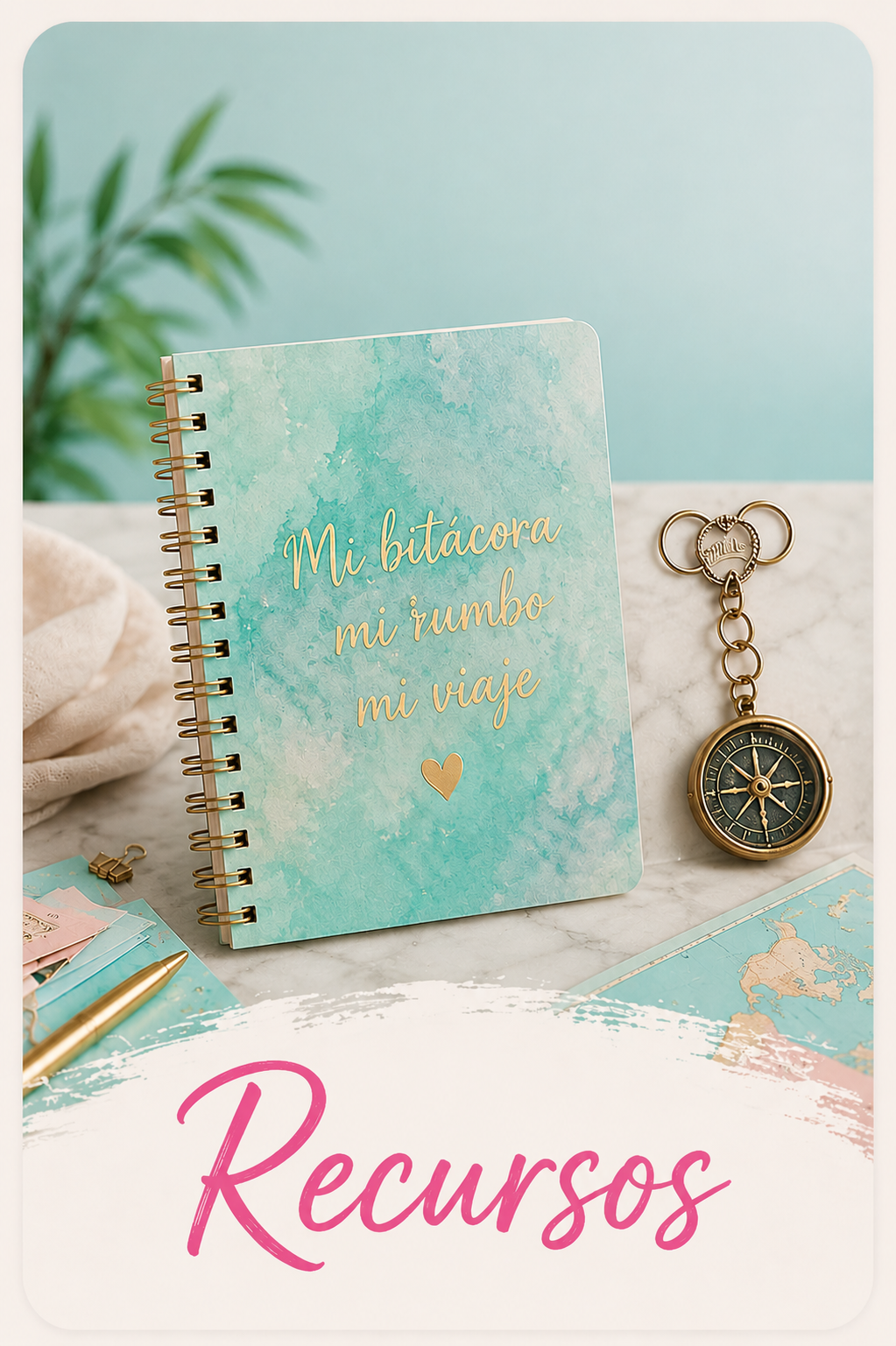 Recursos digitales de Mujeres Explorando para inspirarte y tomar el timón de tu vida.