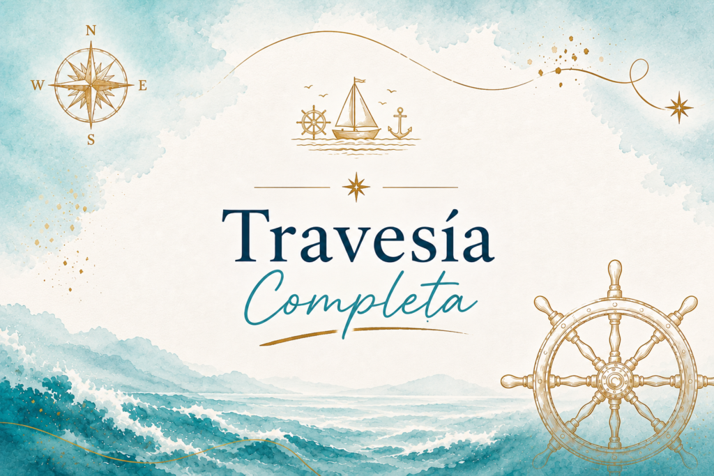 Portada de Travesía Completa, la colección de recursos digitales de Mujeres Explorando.