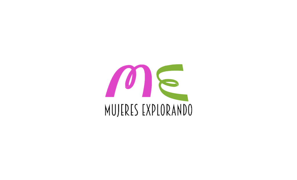 Logo de Mujeres Explorando, una comunidad que inspira a explorar el mundo y motivar el alma.