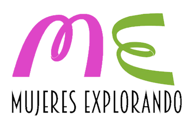 Logo de Mujeres Explorando, una comunidad que inspira a explorar el mundo y motivar el alma.